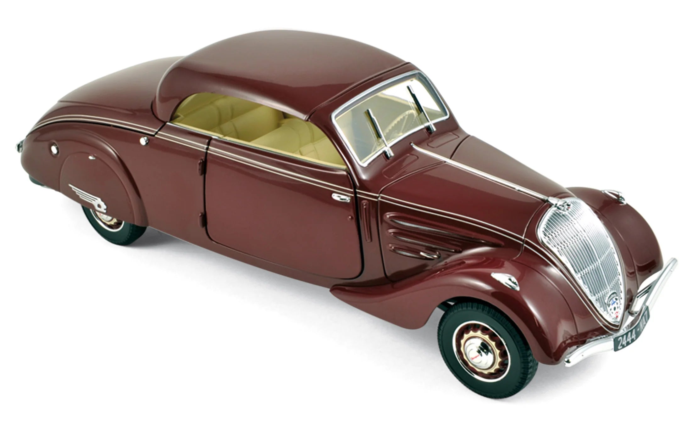 Peugeot 402 Eclipse 1937 Bordeauxrot 1:18
