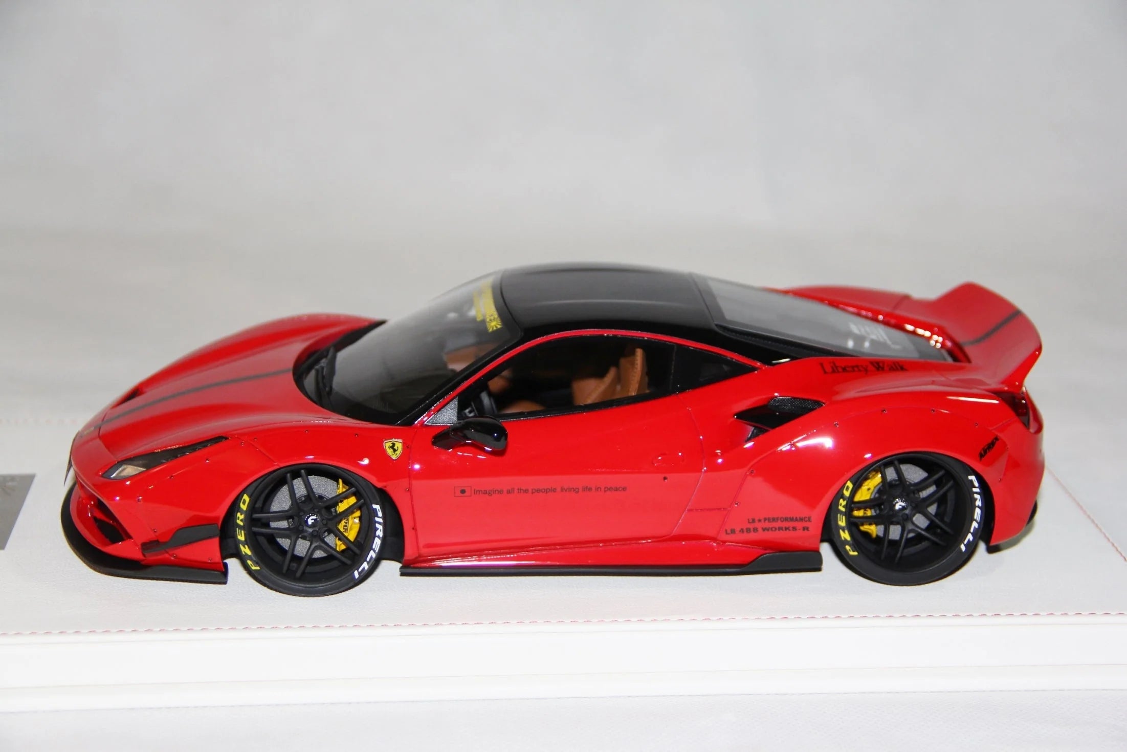 Ferrari 488 Liberty Walk LB Performance, F1 Red - Limited 20 pcs by LB Work