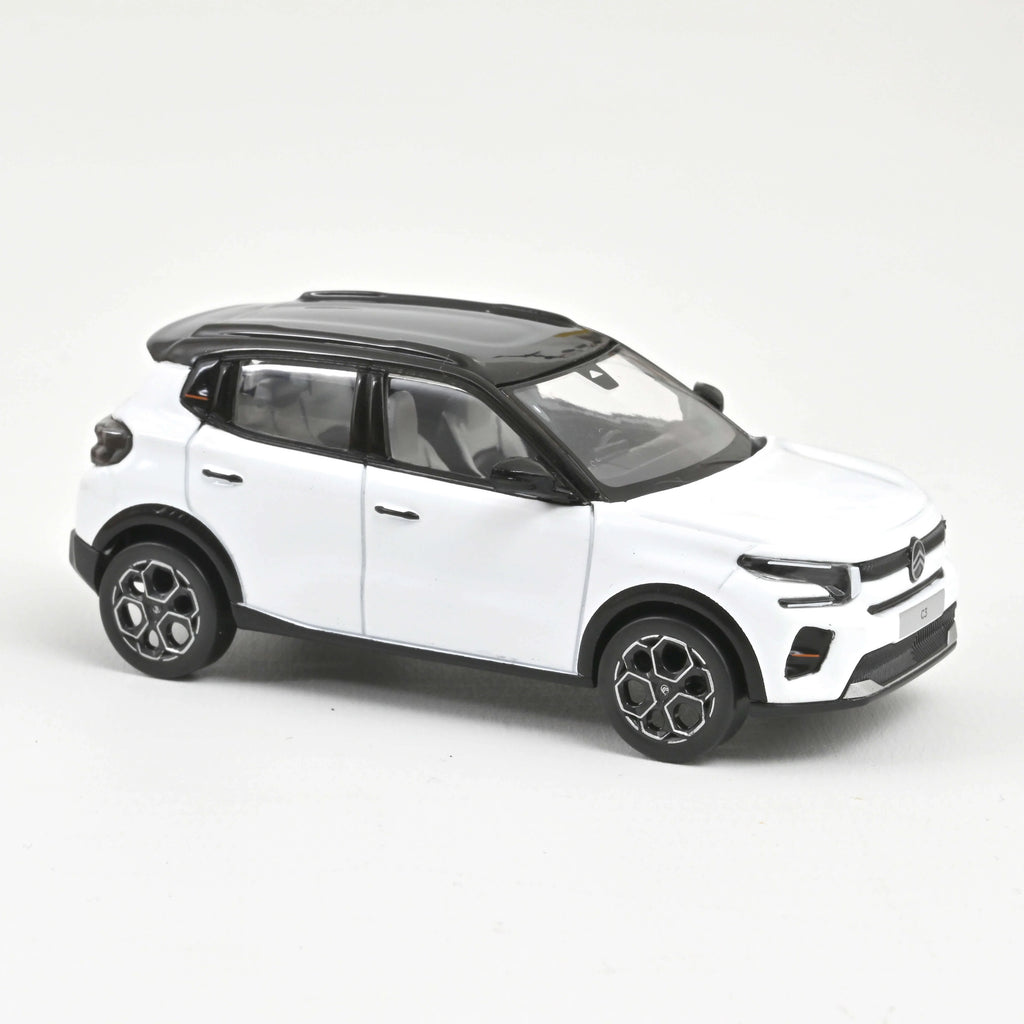 Citroën C3 2024 Polar-Weiß & schwarzes Dach 1:43