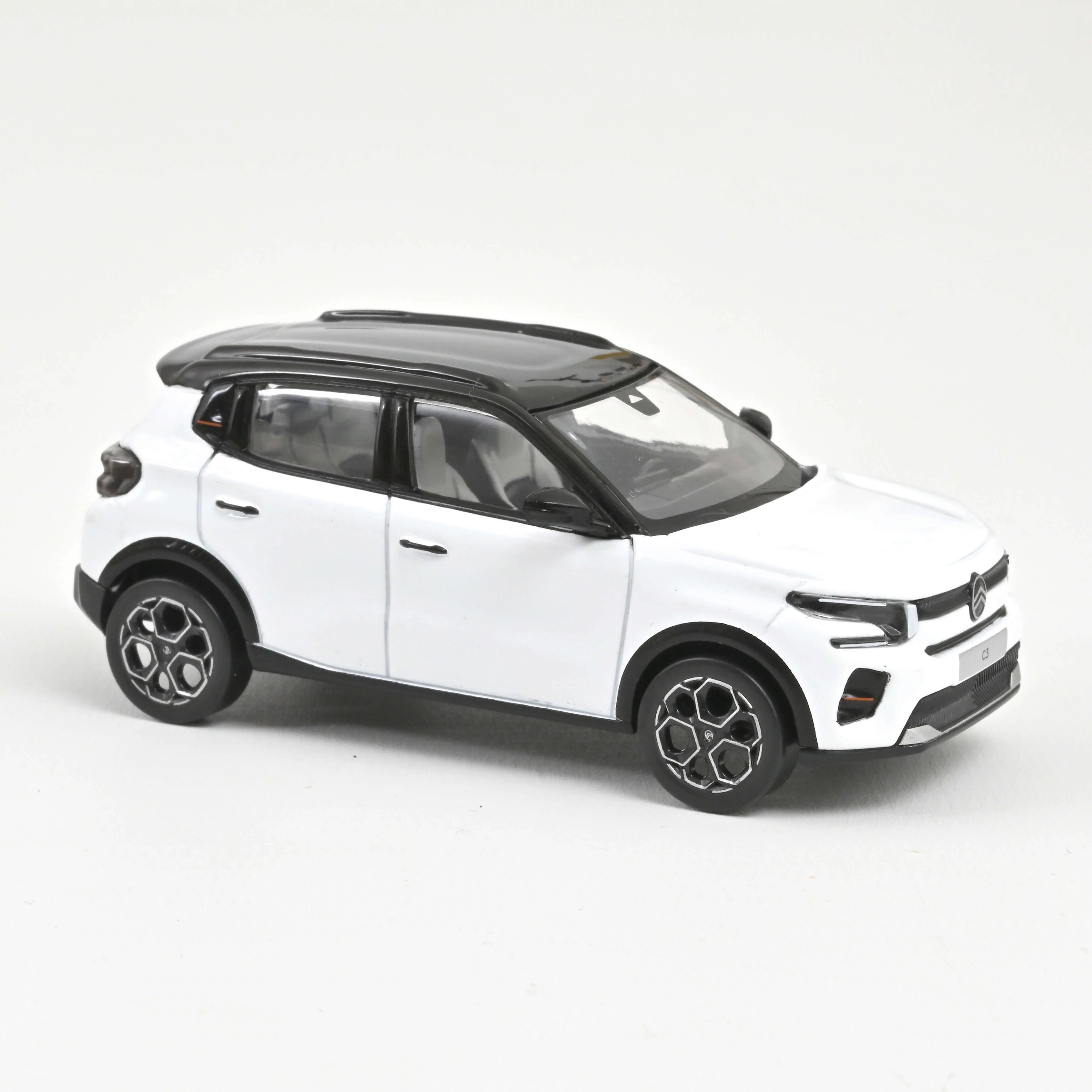 Citroën C3 2024 Polar-Weiß & schwarzes Dach 1:43