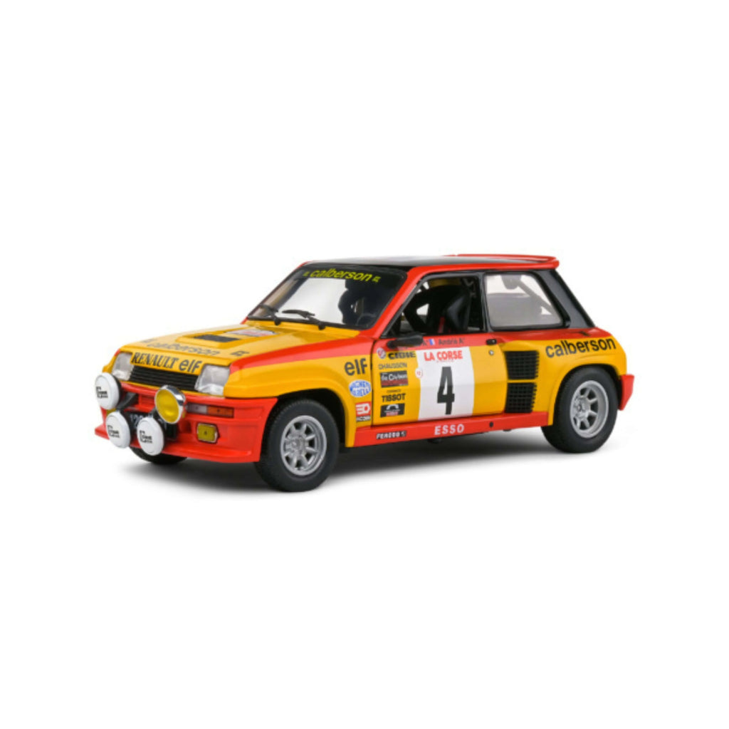 Renault 5 Turbo Yellow #4 Ragnoti/Andrie Tour De Corse 1980 1:18
