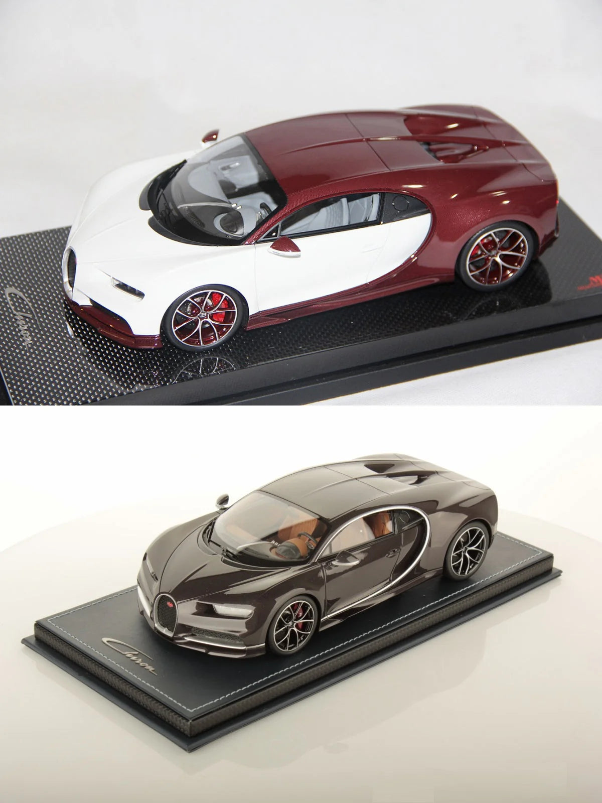 MR Bugatti Chiron (Brown Carbon or Red Carbon) - Limited 149 pcs