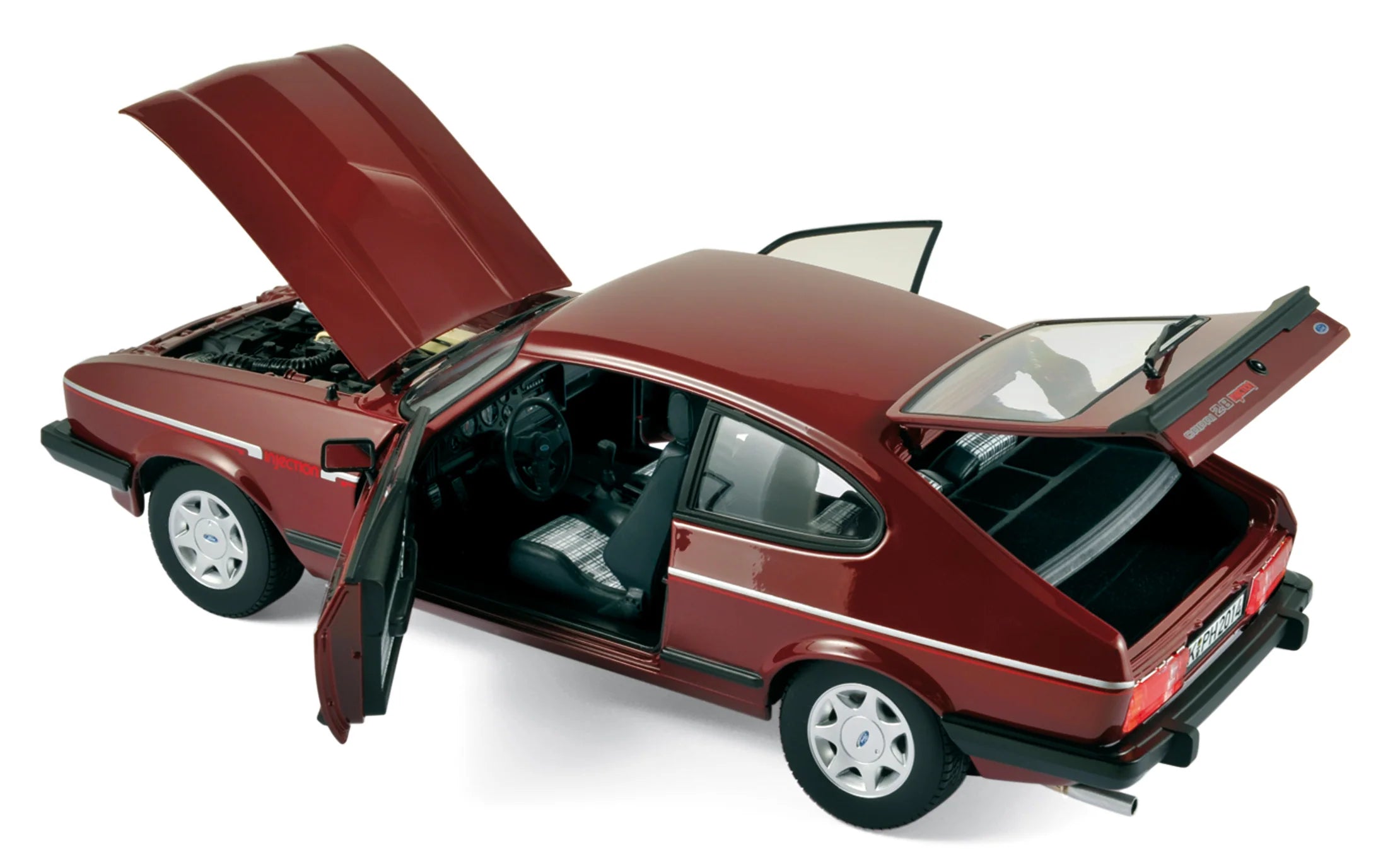 Ford Capri Mk.III 2.8 Injection 1982 Red 1:18