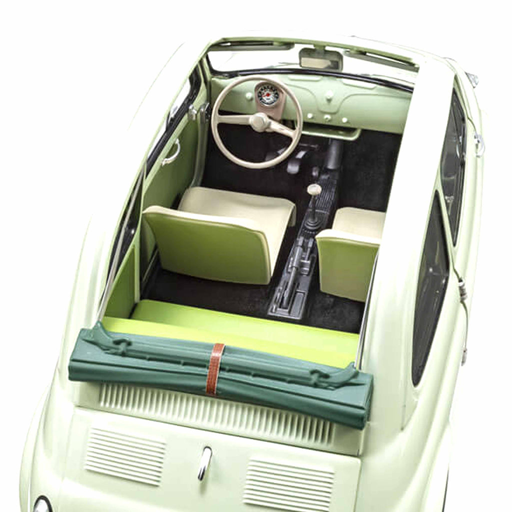 Fiat Nuova 500 Green Clear 1:18