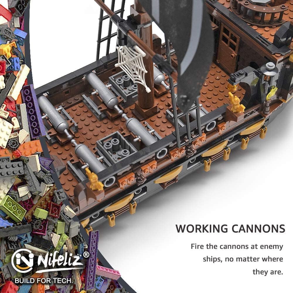 Nifeliz Black Hawk Pirates Ship (1352PCS, NF10288)