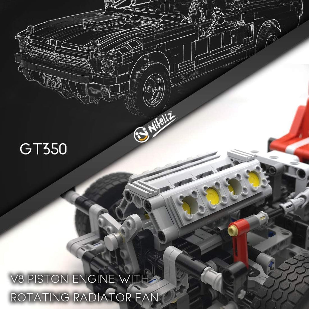 Nifeliz Muscle Car 1965s GT350 Race (1817 PCS, NF10520)