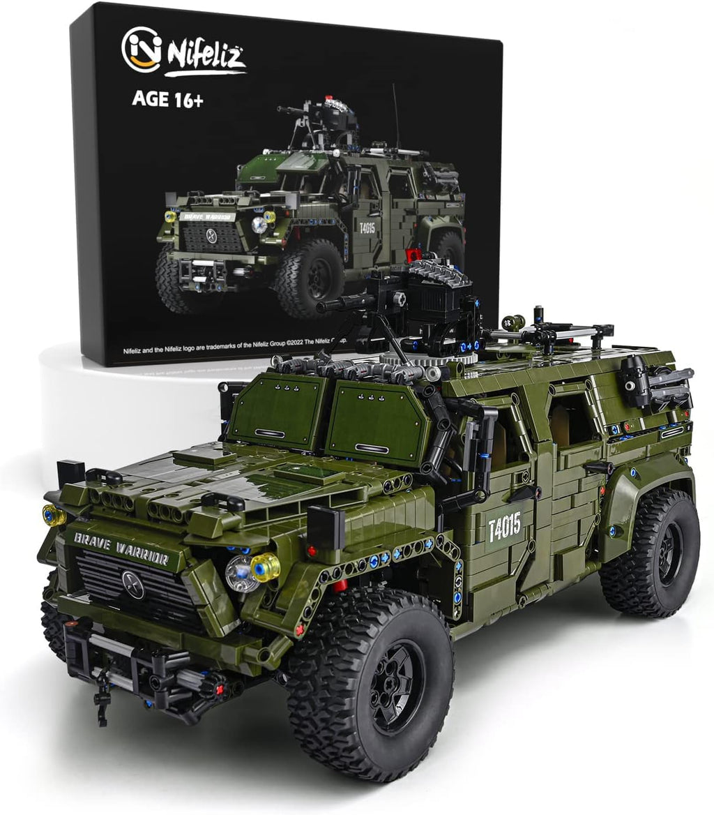 Nifeliz Warrior Military Car (3175 PCS, NF10521)