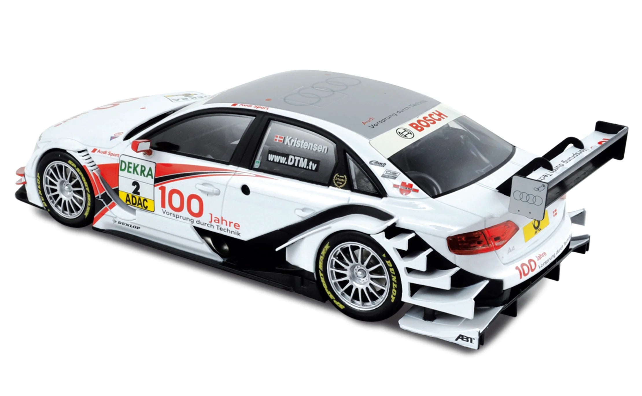 Audi A4 DTM 2009 2 Audi Sport Team Abt Tom Kristensen 1:18
