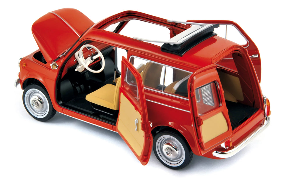 Fiat 500 Jardiniere 1960 Coralo Red 1:18
