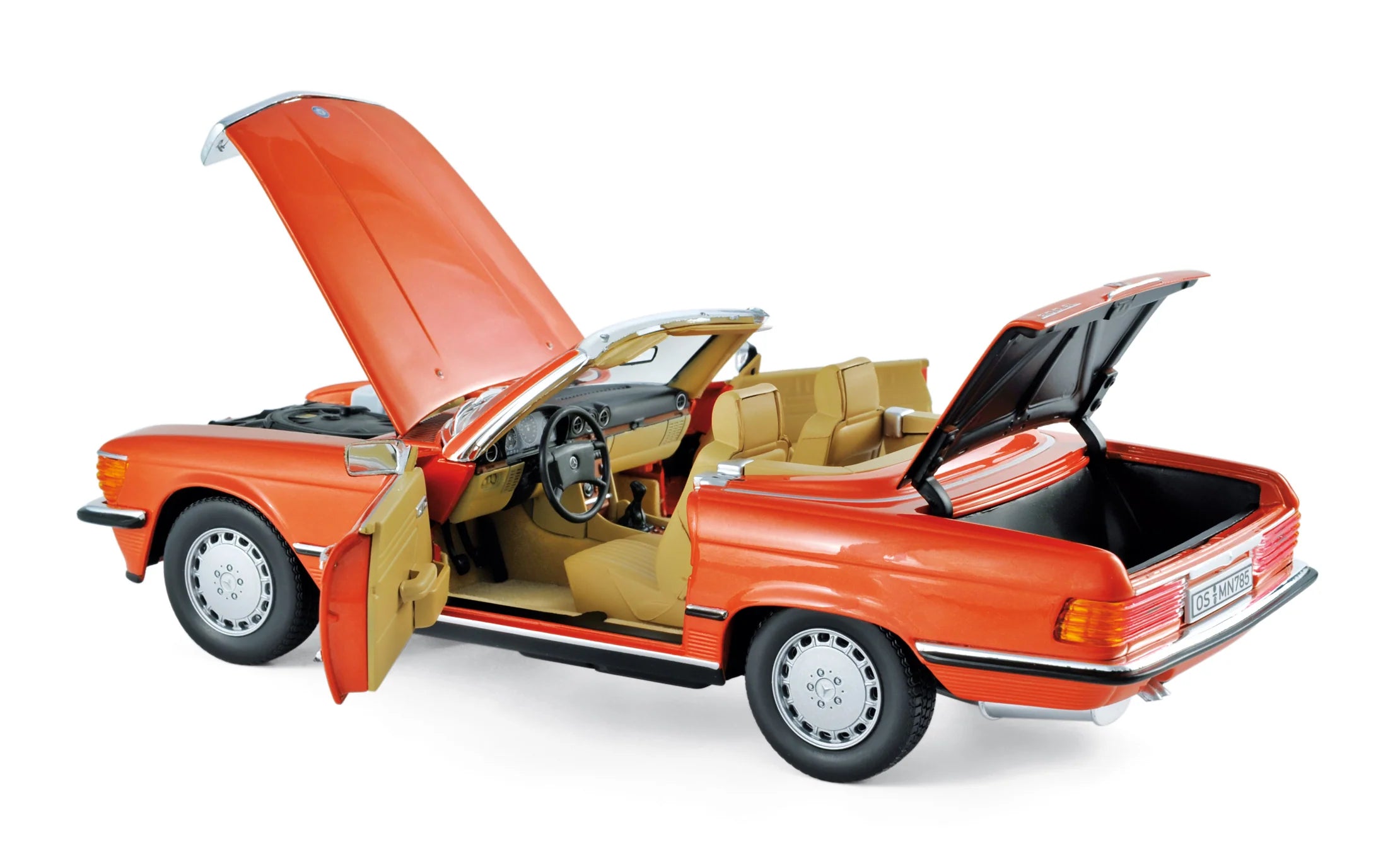 Mercedes-Benz 300 SL 1986 Inca Red 1:18