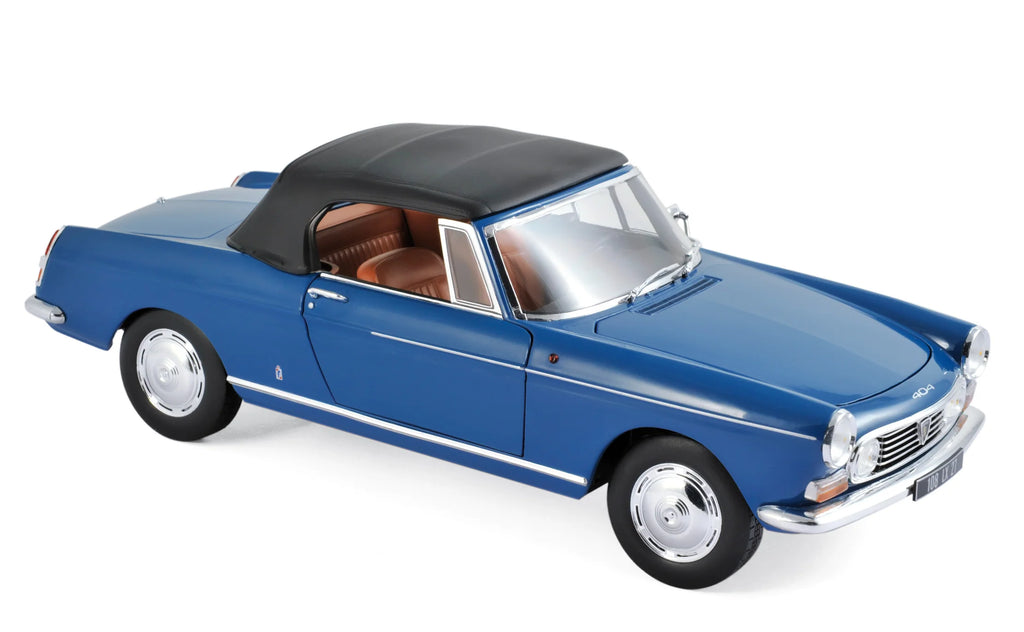 Peugeot 404 Convertible 1967 Mendoza Blue 1:18