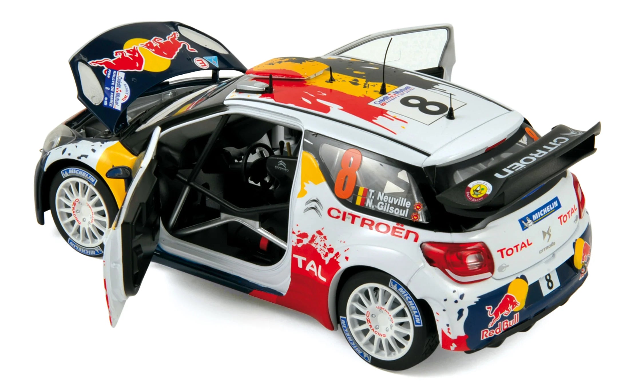 Citroën DS3 WRC 2012 Rally France 8 Neuville/Gilsoul 1:18