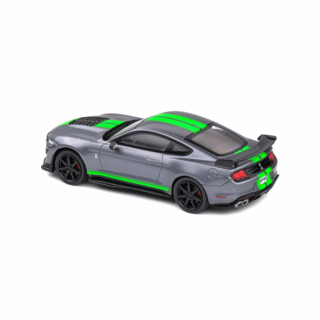 Shelby Mustang GT500 Grey with Neon Green 2020 1:43
