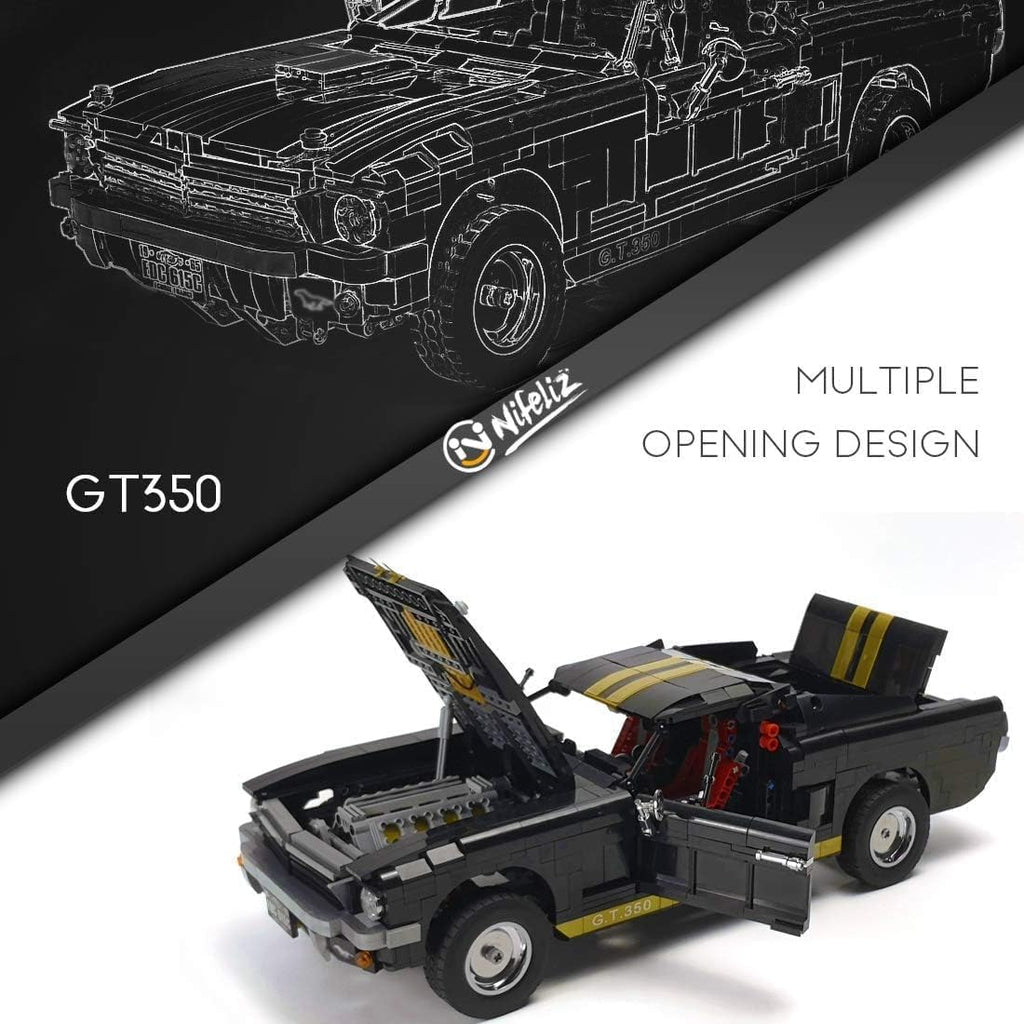 Nifeliz Muscle Car 1965s GT350 Race (1817 PCS, NF10520)