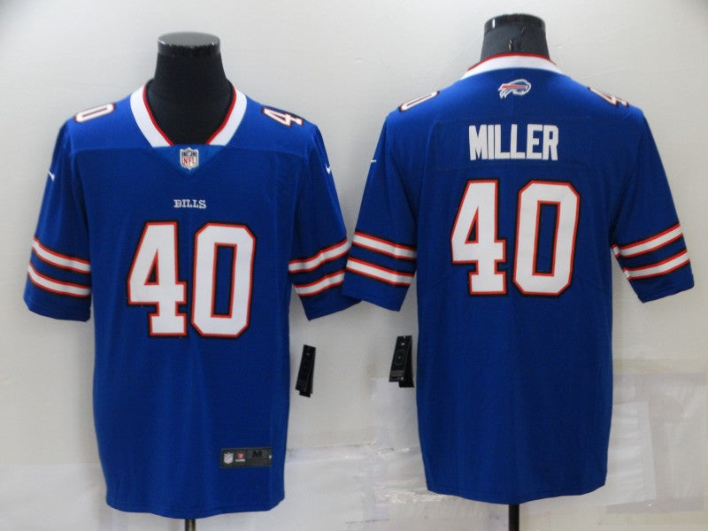 Men's Buffalo Bills Von Miller #40 Blue Game Jersey1