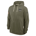 Men's New Orleans Saints Nike Olive 2025 Salute to Service Sideline Standard Issue Dri-FIT Hoodie
