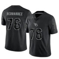 A.Cardinals #76 Will Hernandez Player Black RFLCTV Limited Football Jerseys