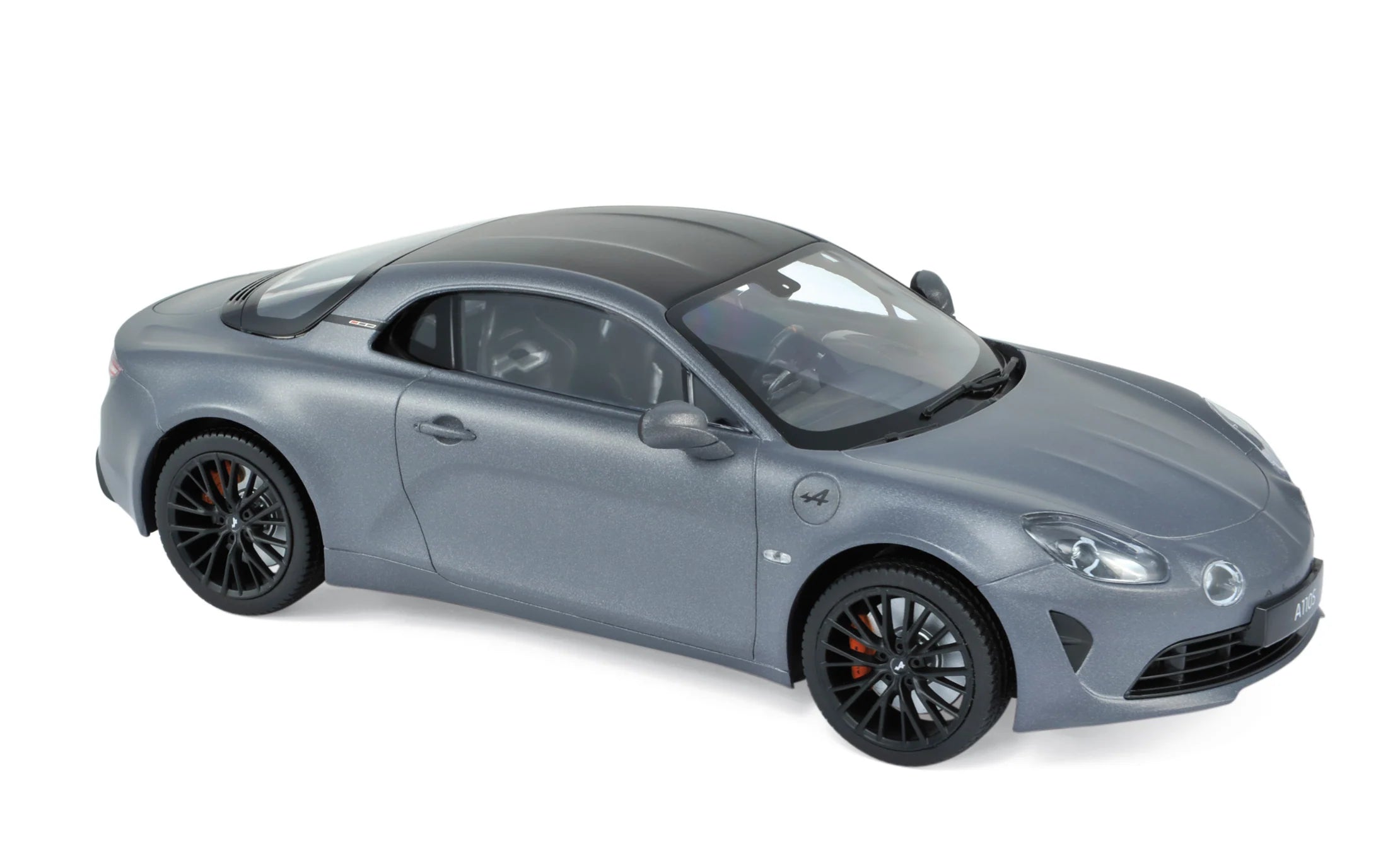 Alpine A110S 2019 Matt Grey & Carbon roof 1:18