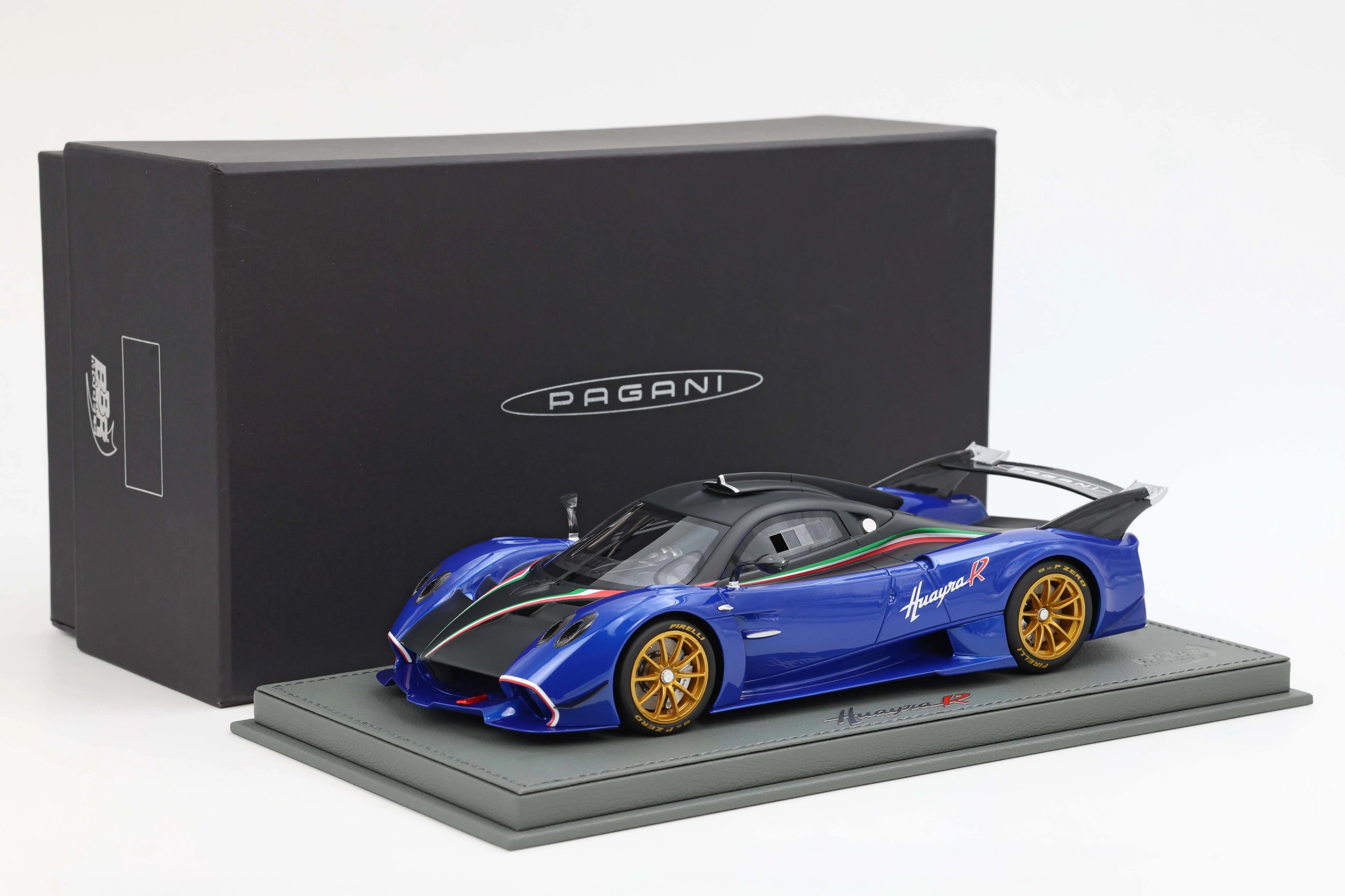 BBR Pagani Huayra R Matt Black and Blue France - Limited 80 pcs