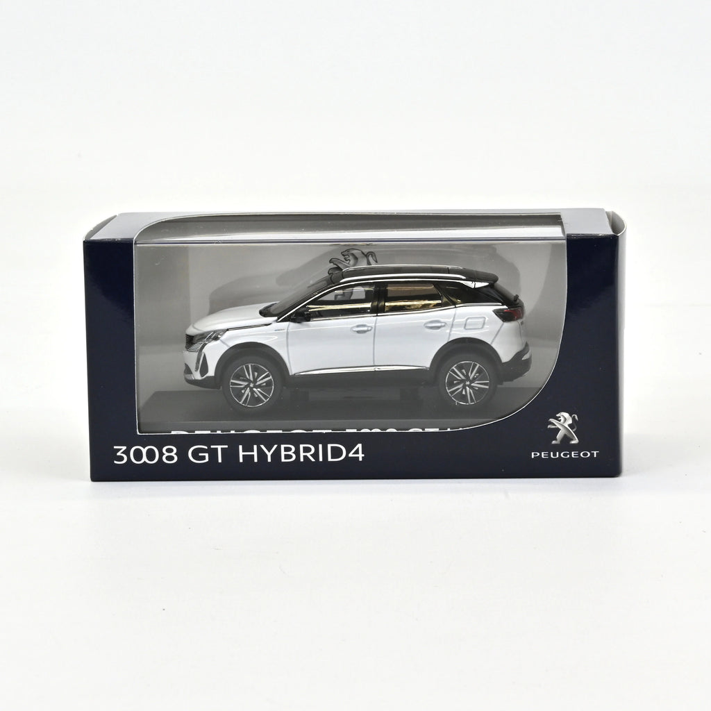 Peugeot 3008 GT Hybrid4 Perlmutt-Weiß 2020 1:43