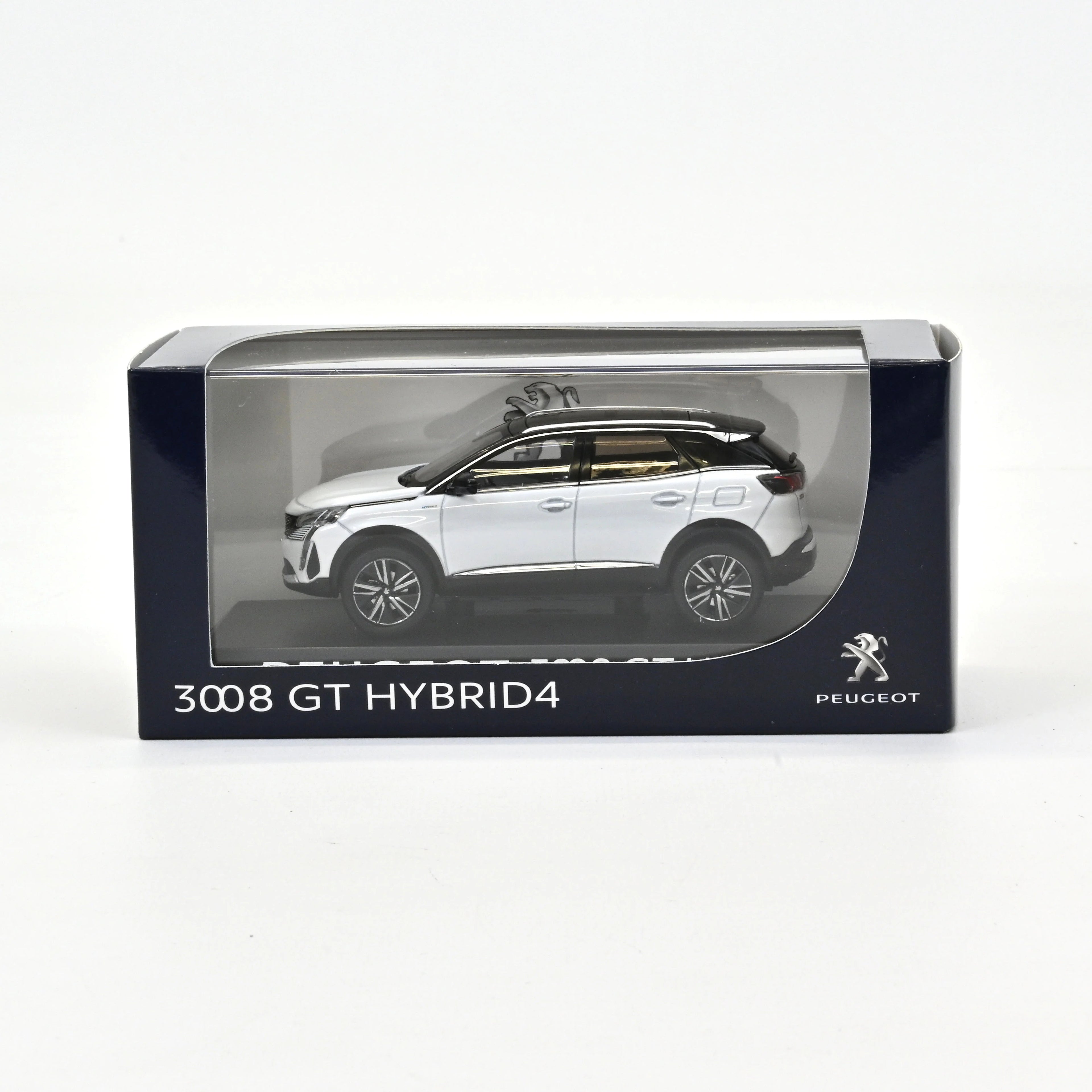 Peugeot 3008 GT Hybrid4 Perlmutt-Weiß 2020 1:43