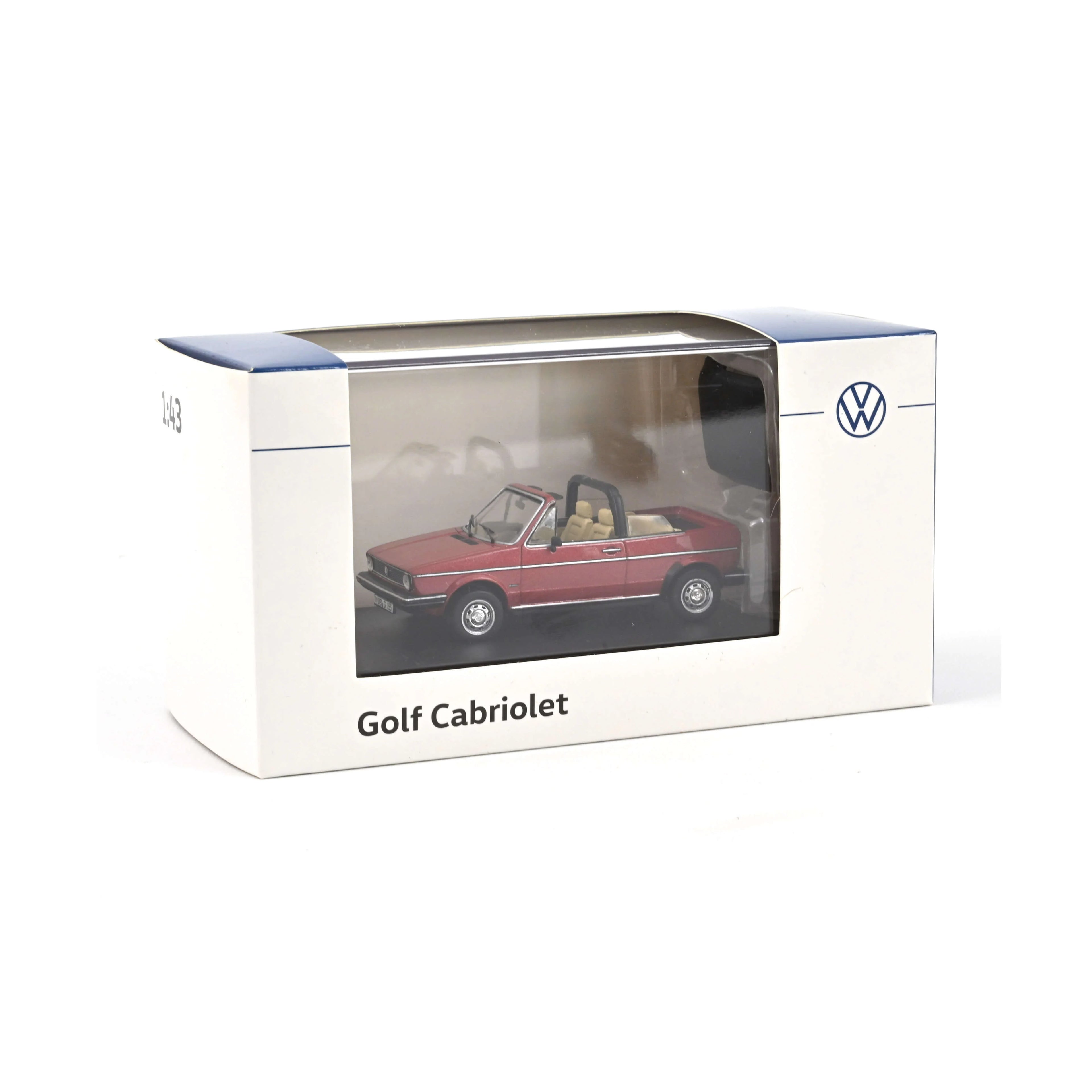 VW Golf Cabriolet 1981 Rotmetallic 1:43