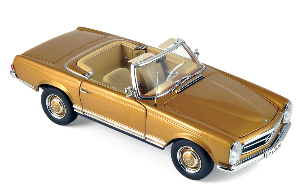 Mercedes-Benz 230 SL 1963 Hardtop Gold metallic 1:18