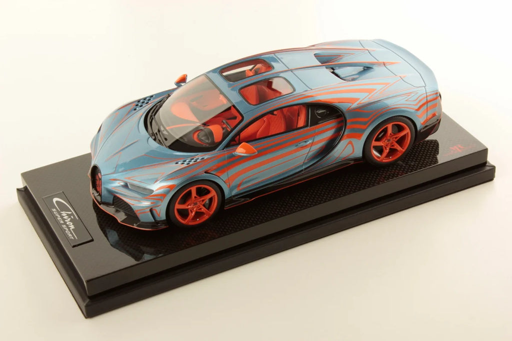MR Bugatti Chiron Super Sport on Carbon Base (Different Version) - Limited 99 pcs SHIPPING NOW