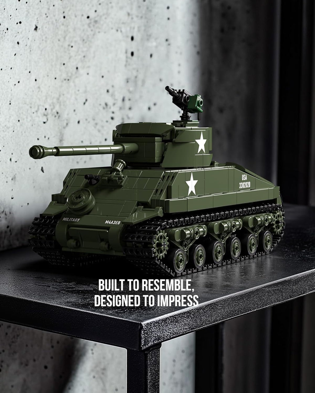 Nifeliz Sherman Military Tank (860 PCS, NF10313)