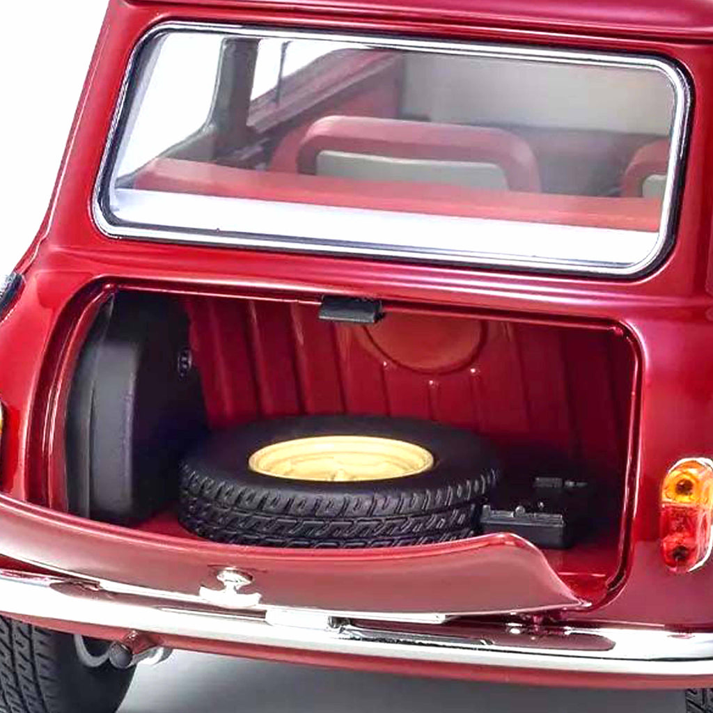 Morris Mini Mirror Cherry Red 1:18