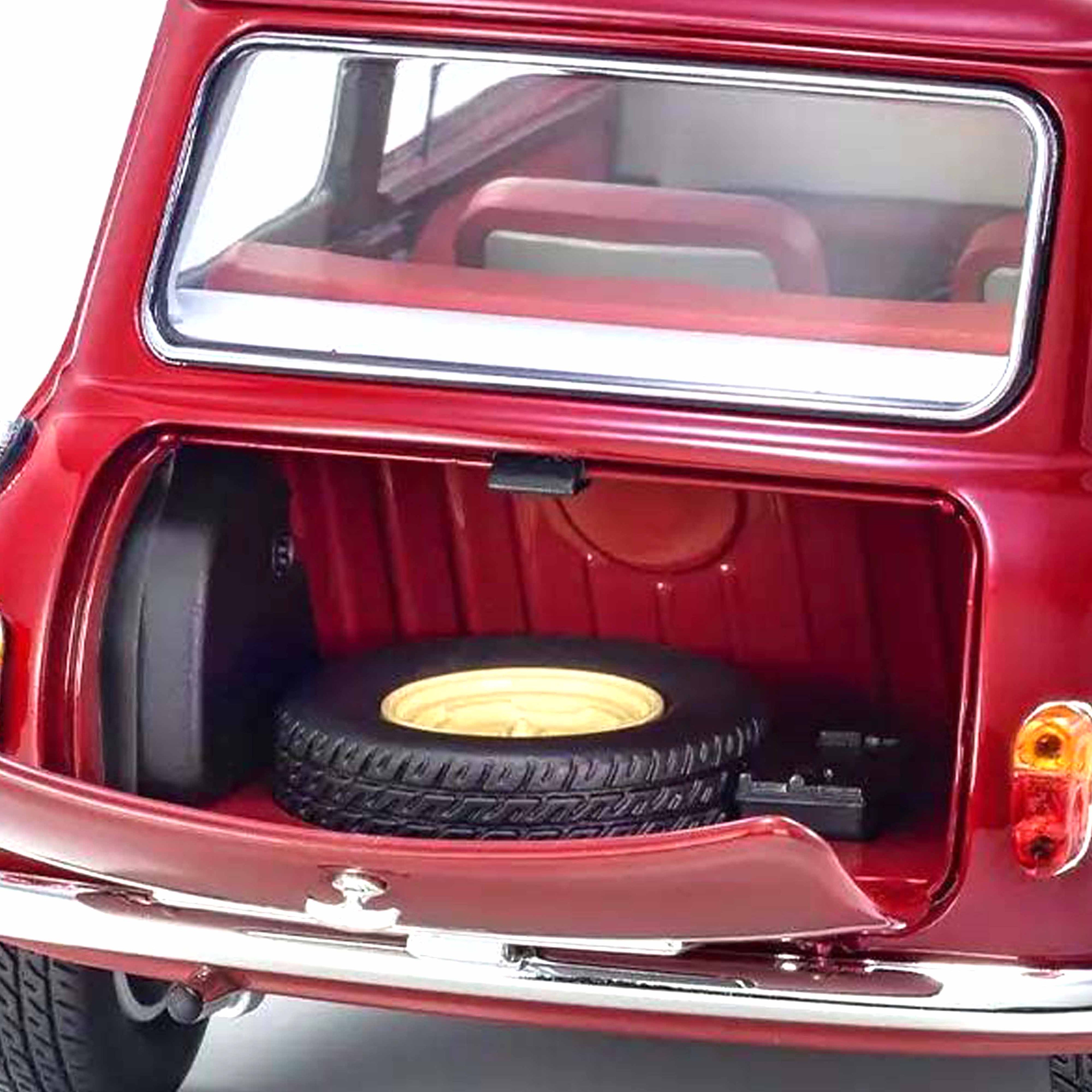 Morris Mini Mirror Cherry Red 1:18