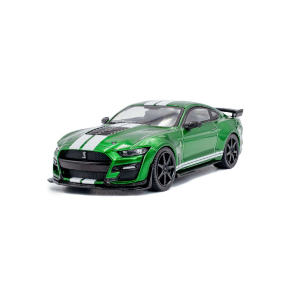 Shelby Mustang GT500 Eruption Green Metallic / White Stripes 1/43