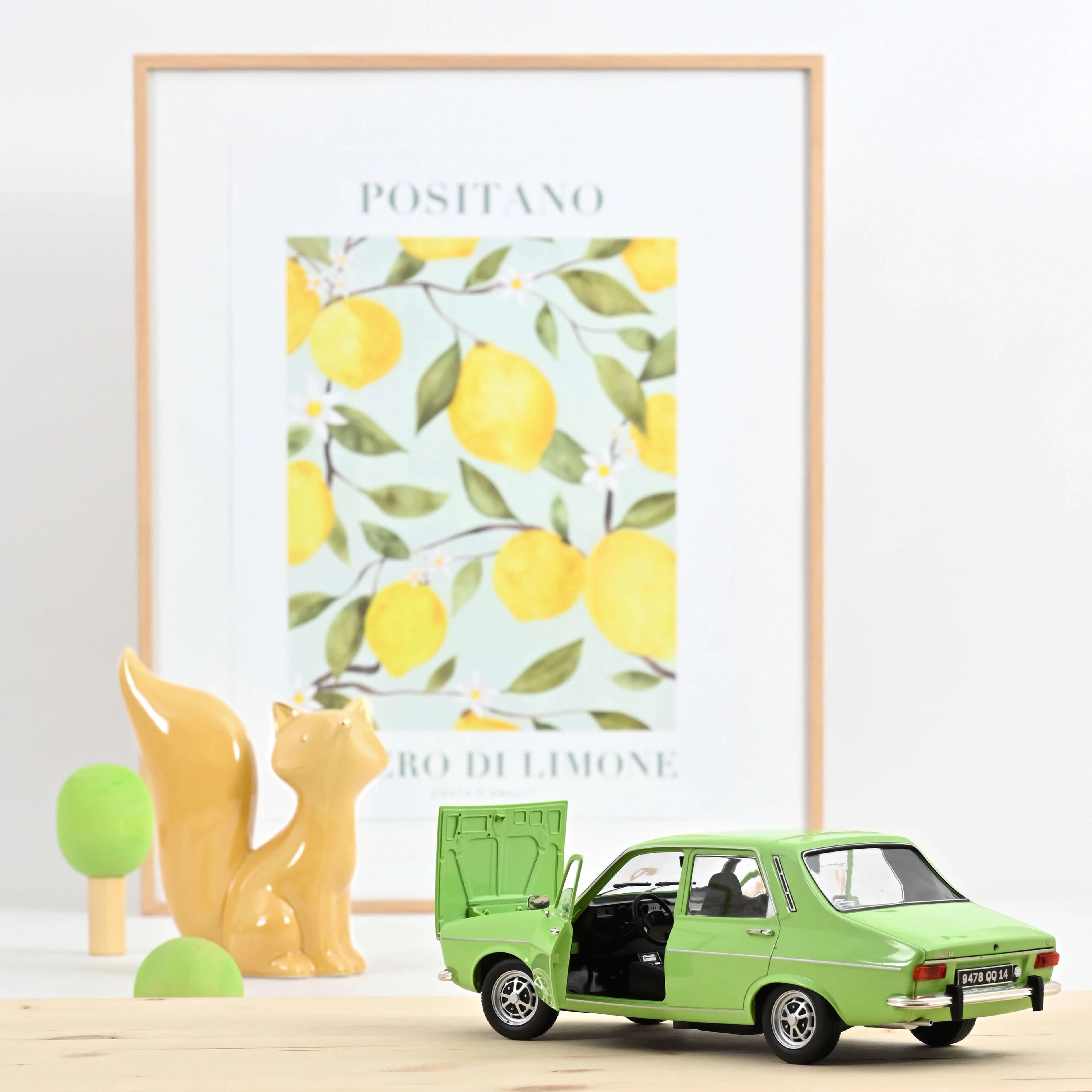Renault 12 TS 1973 Light Green 1:18