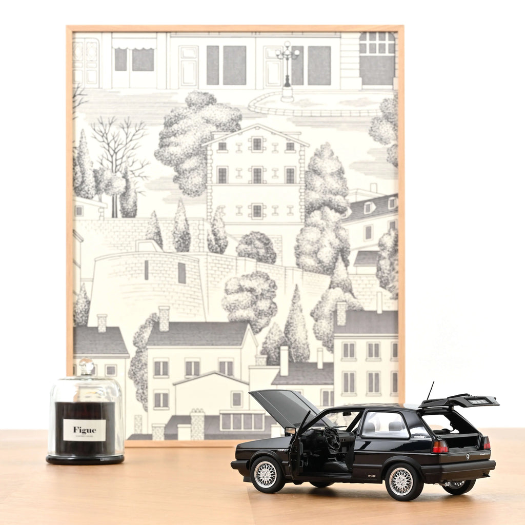VW Golf GTI Match 1989 Noir métallisé 1:18