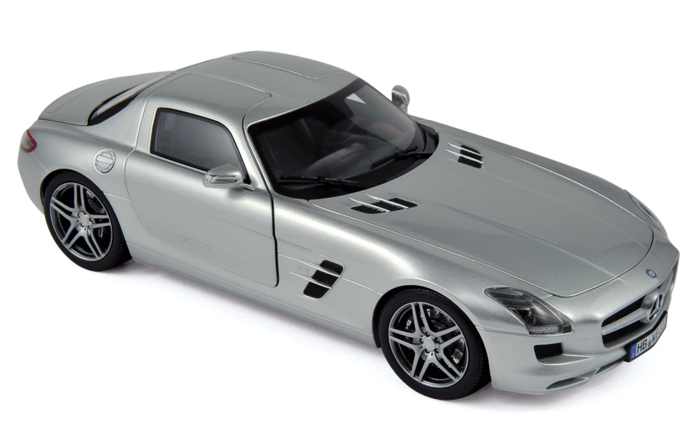 Mercedes-Benz SLS AMG Coupe 2010 Grey metallic 1:18