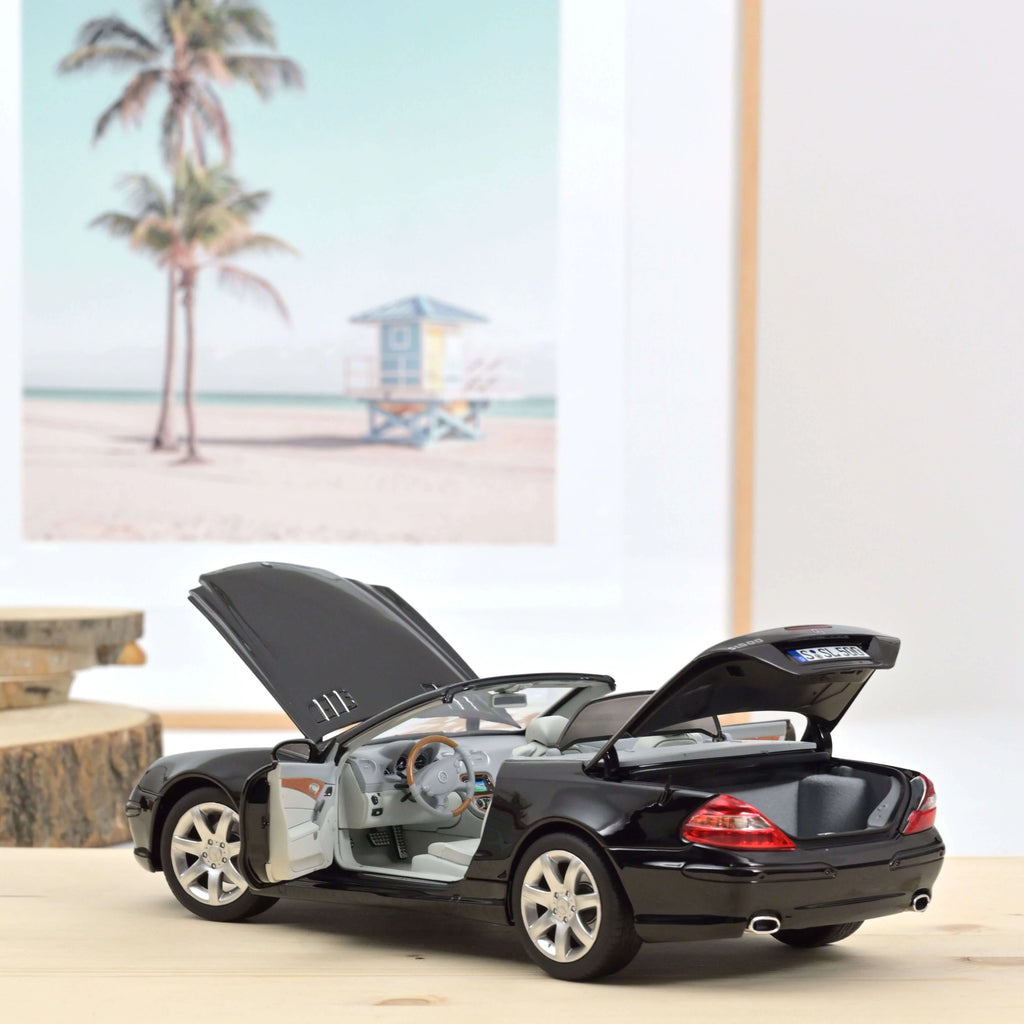 Mercedes-Benz SL 500 2003 Noir 1:18