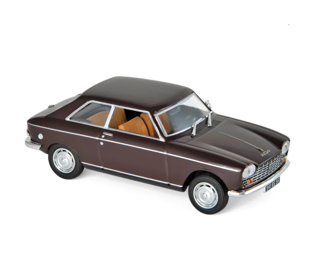 Peugeot 204 Coupé 1967 Bordeauxrot 1:43