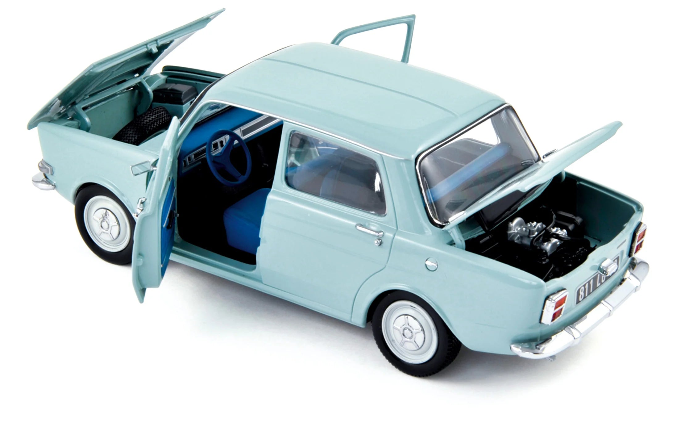 Simca 1000 LS 1974 Arctic Blue 1:18