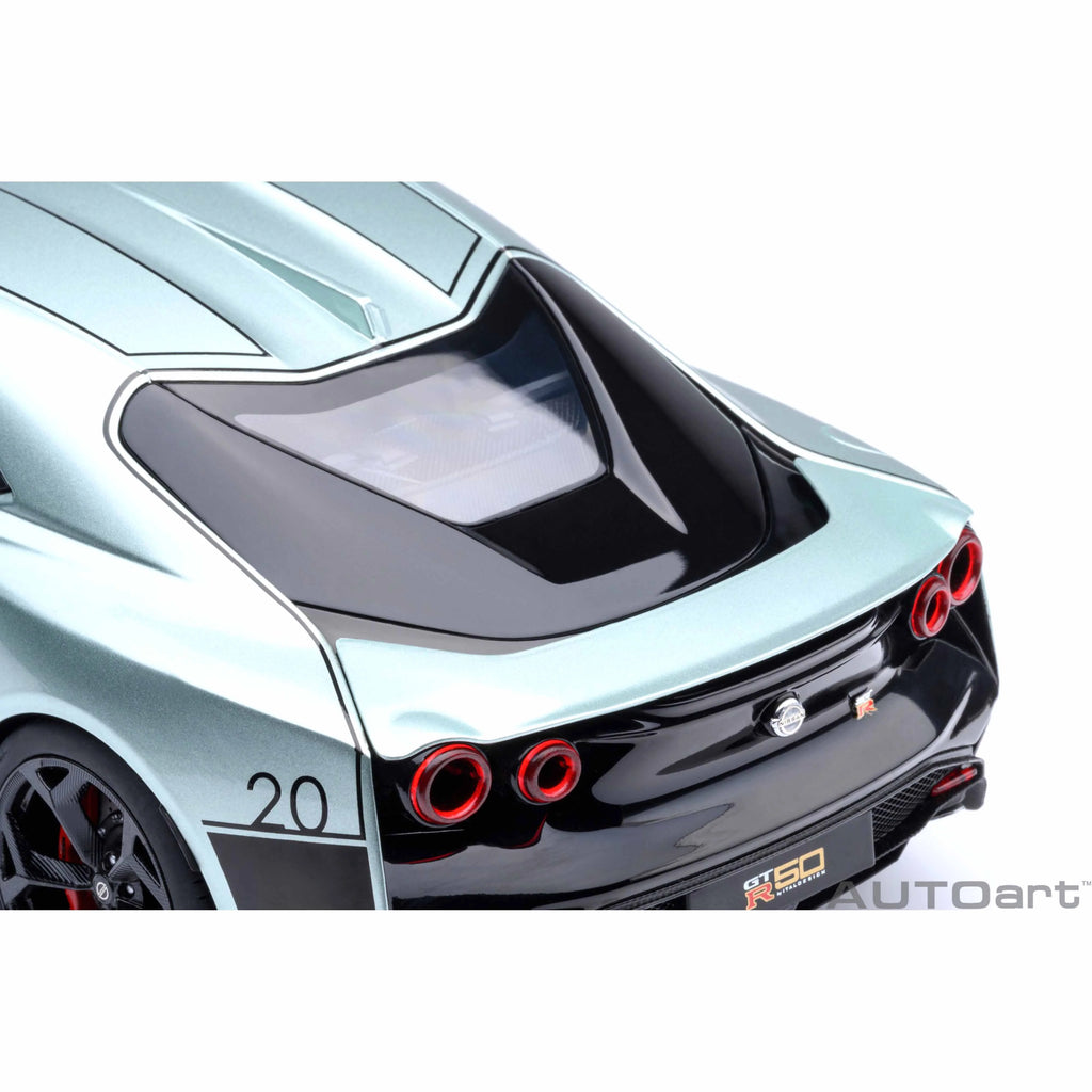 Nissan GT-R50 by Italdesign Metallic Green and Black 1/18