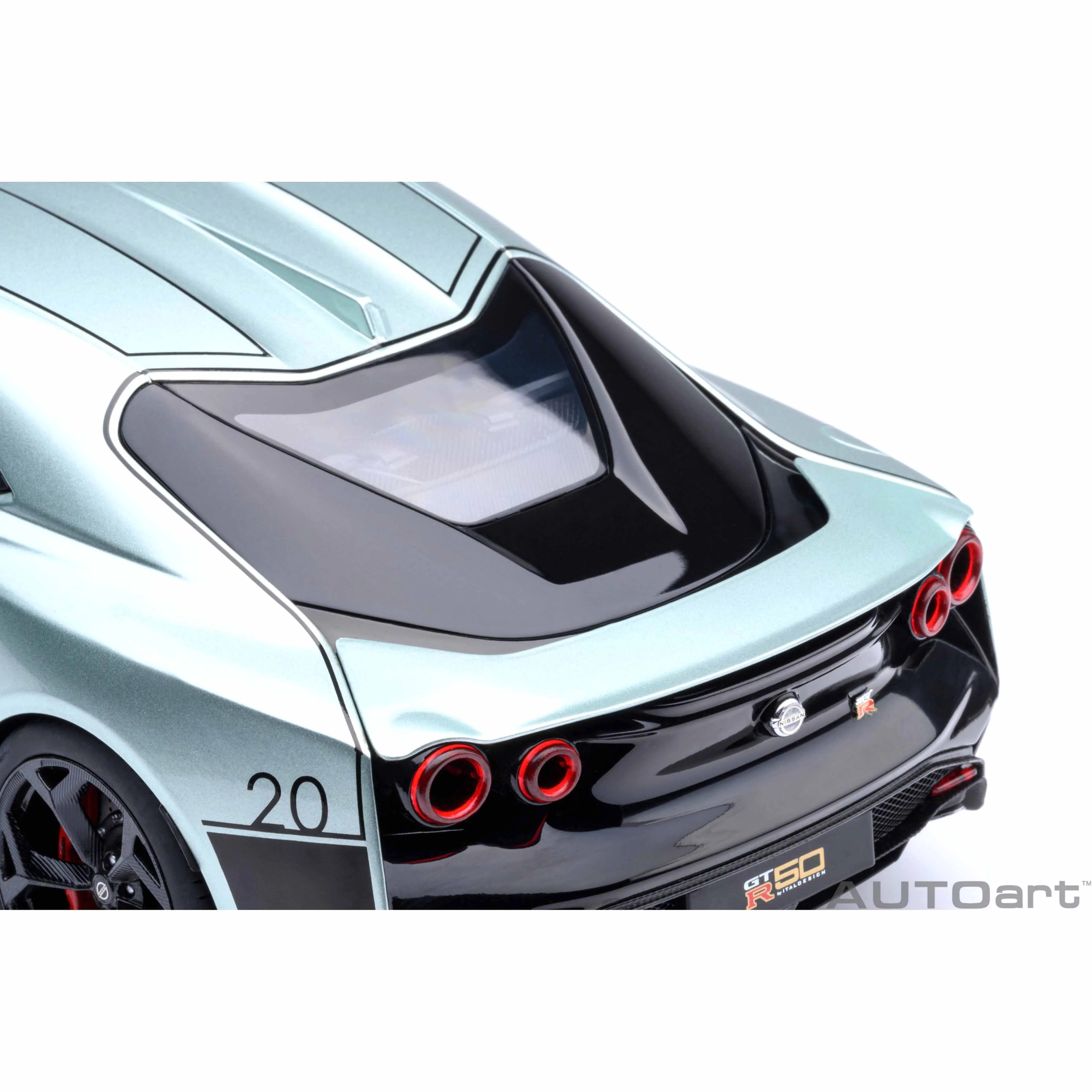 Nissan GT-R50 by Italdesign Metallic Green and Black 1/18