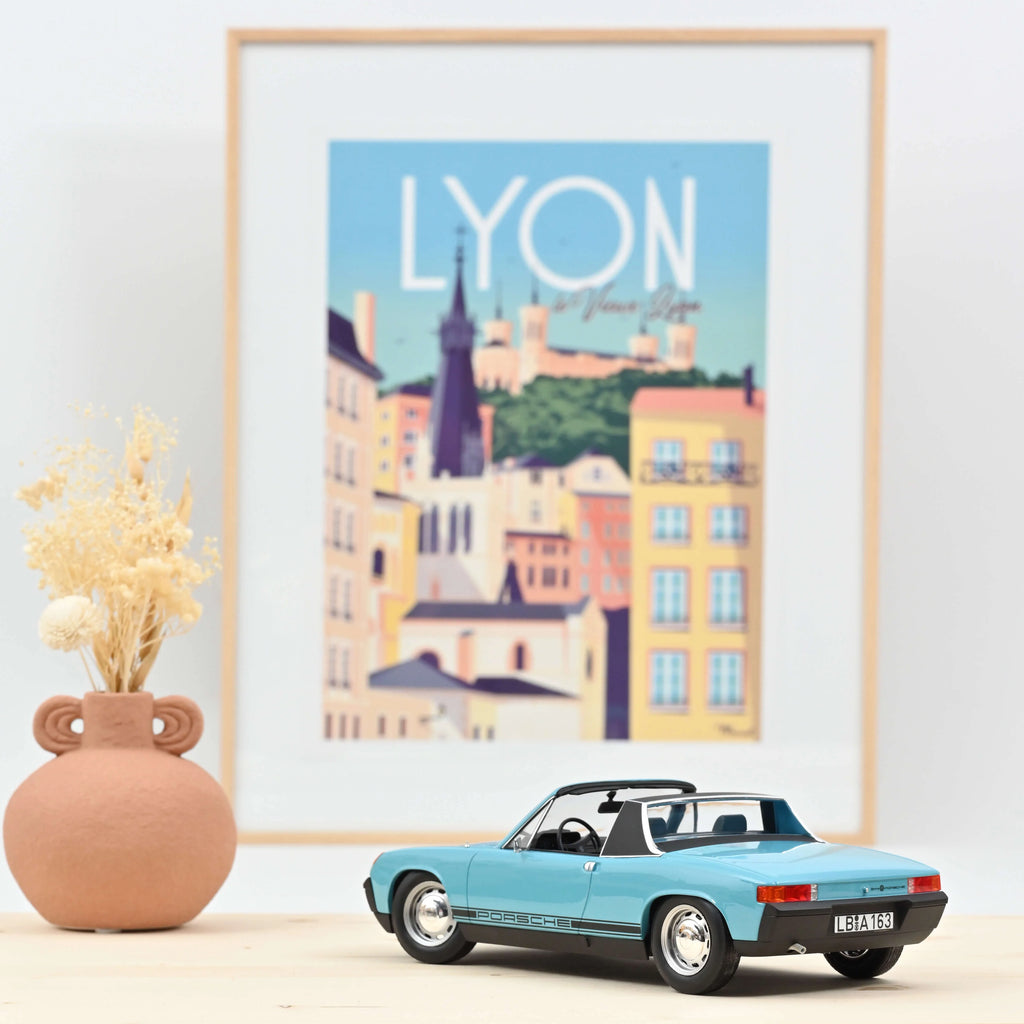 VW-Porsche 914 1.7 1973 Light blue 1:18 - 200pcs