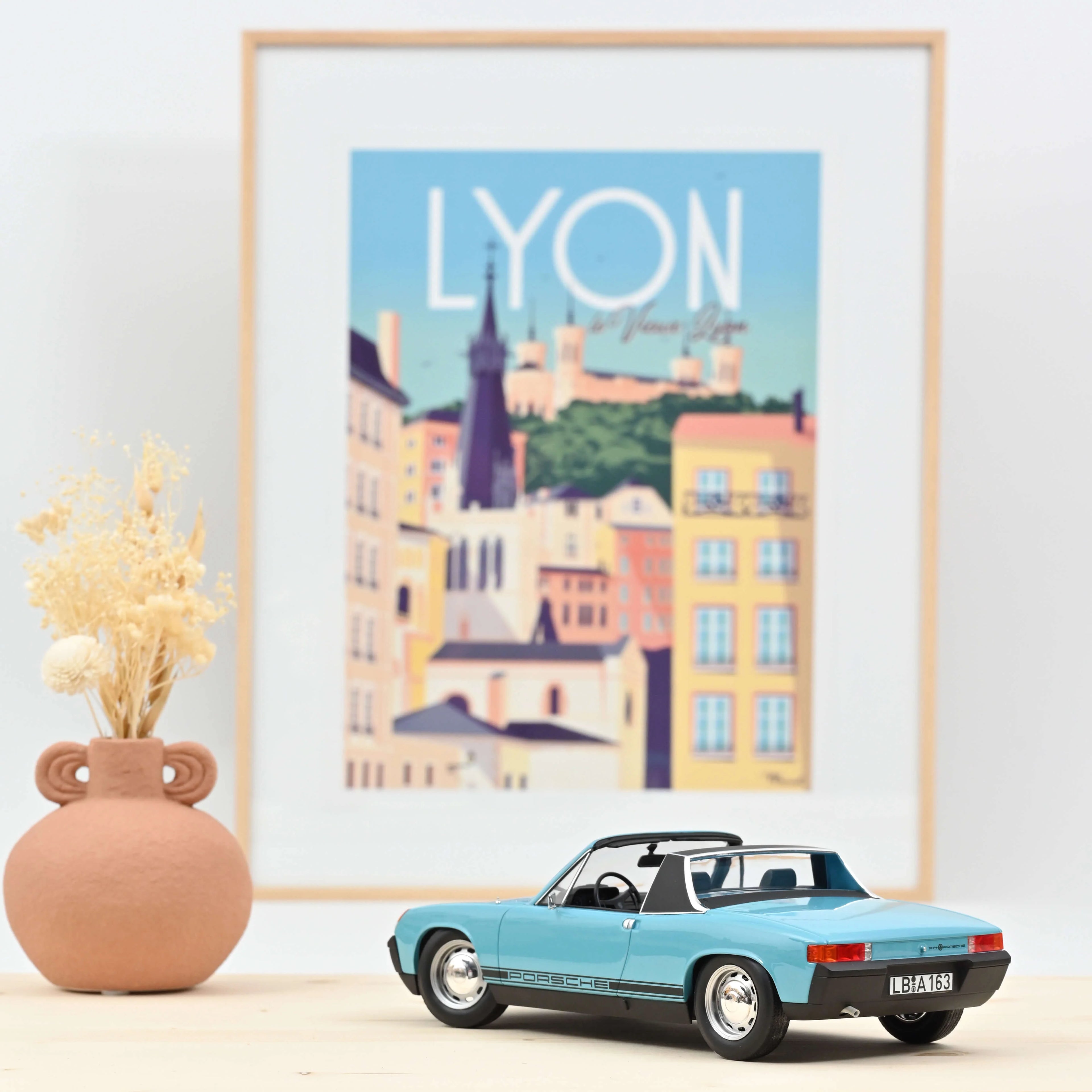 VW-Porsche 914 1.7 1973 Light blue 1:18 - 200pcs