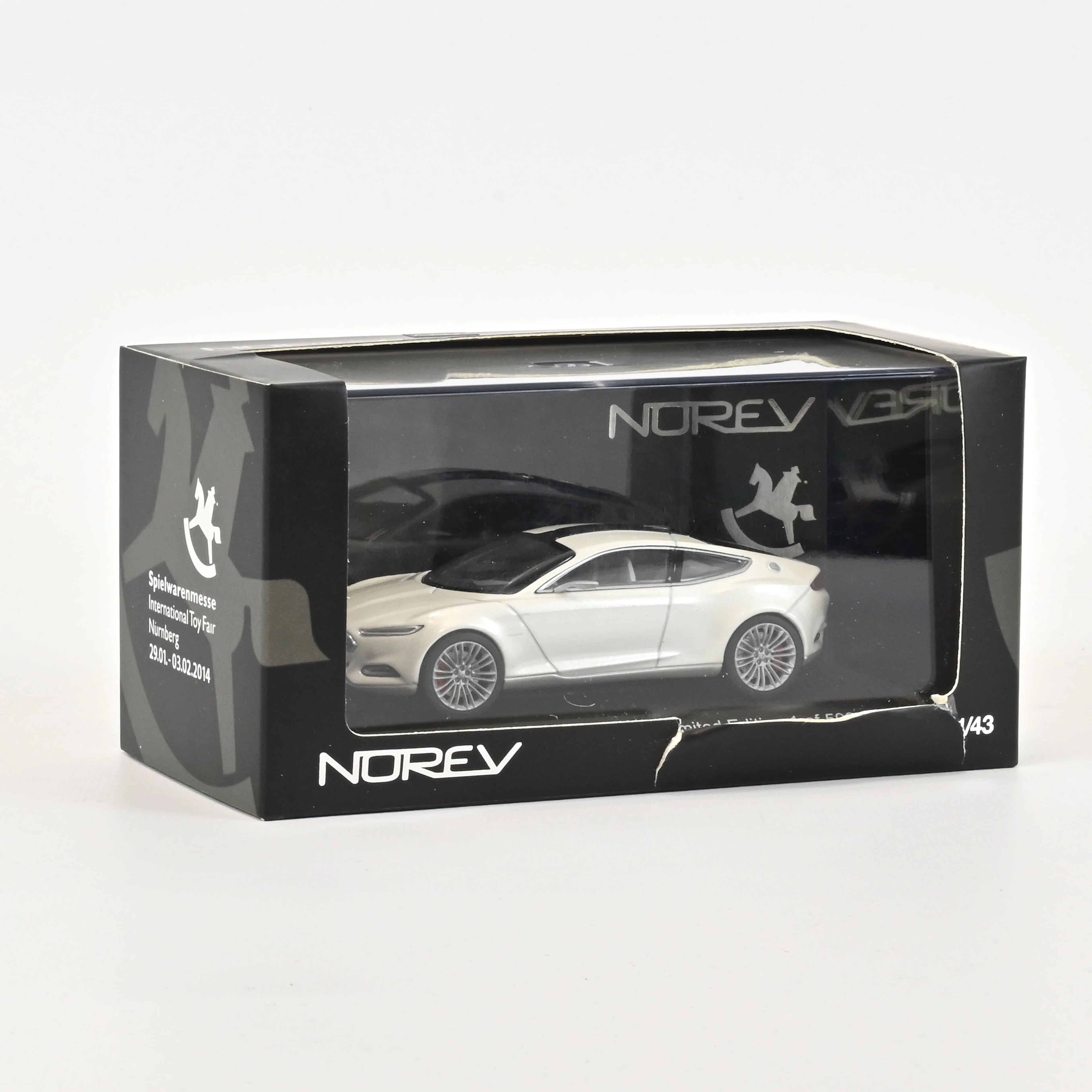Ford Evos Concept 2014 white Nuremberg Toy Fair 1:43