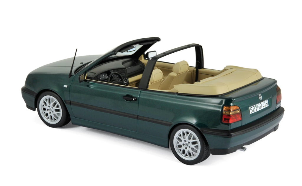 VW Golf Cabriolet 1995 Blue Green metallic 1:18