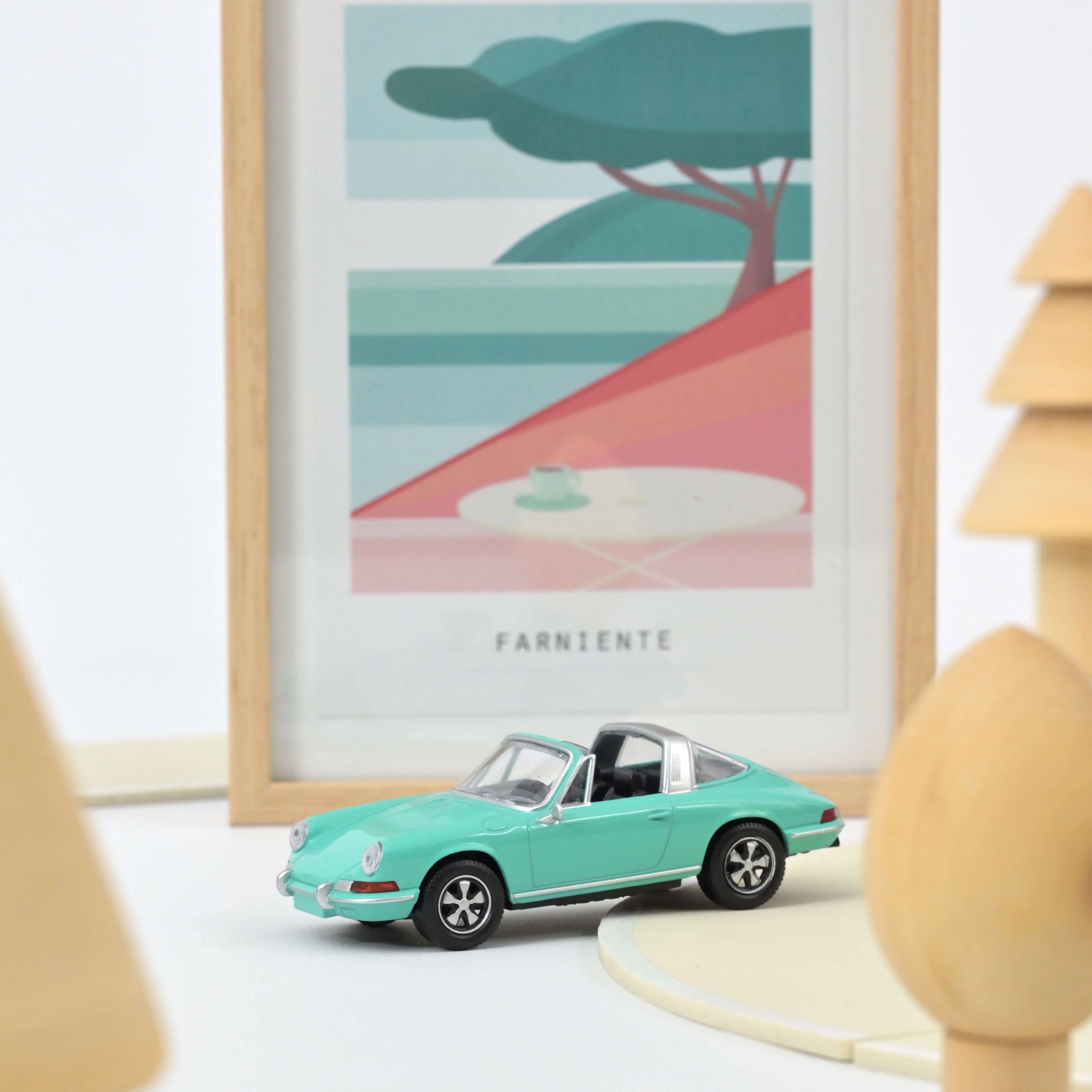 Porsche 911 Targa 1969 Green Jet-car 1:43