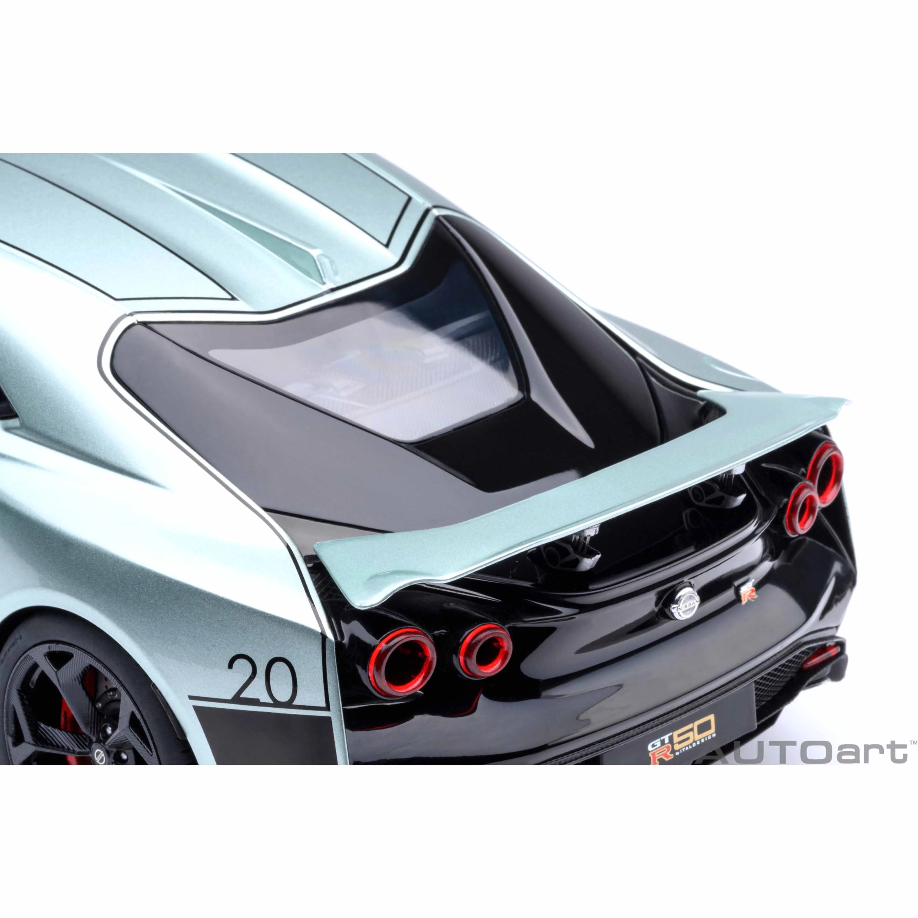 Nissan GT-R50 by Italdesign Metallic Green and Black 1/18