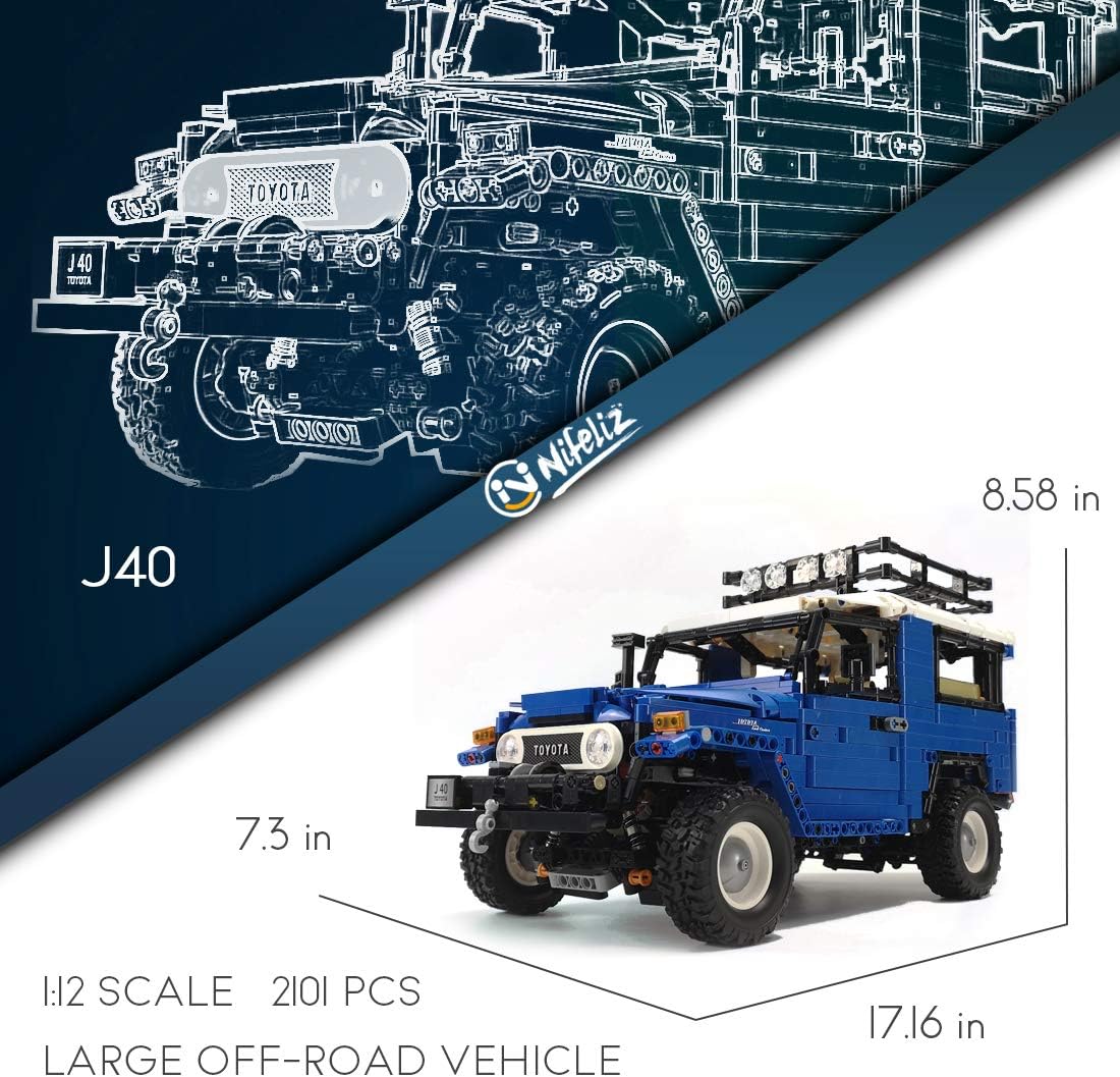 Nifeliz Off-Road Pickup J40 Land Cruiser (2101 PCS, NF10518)