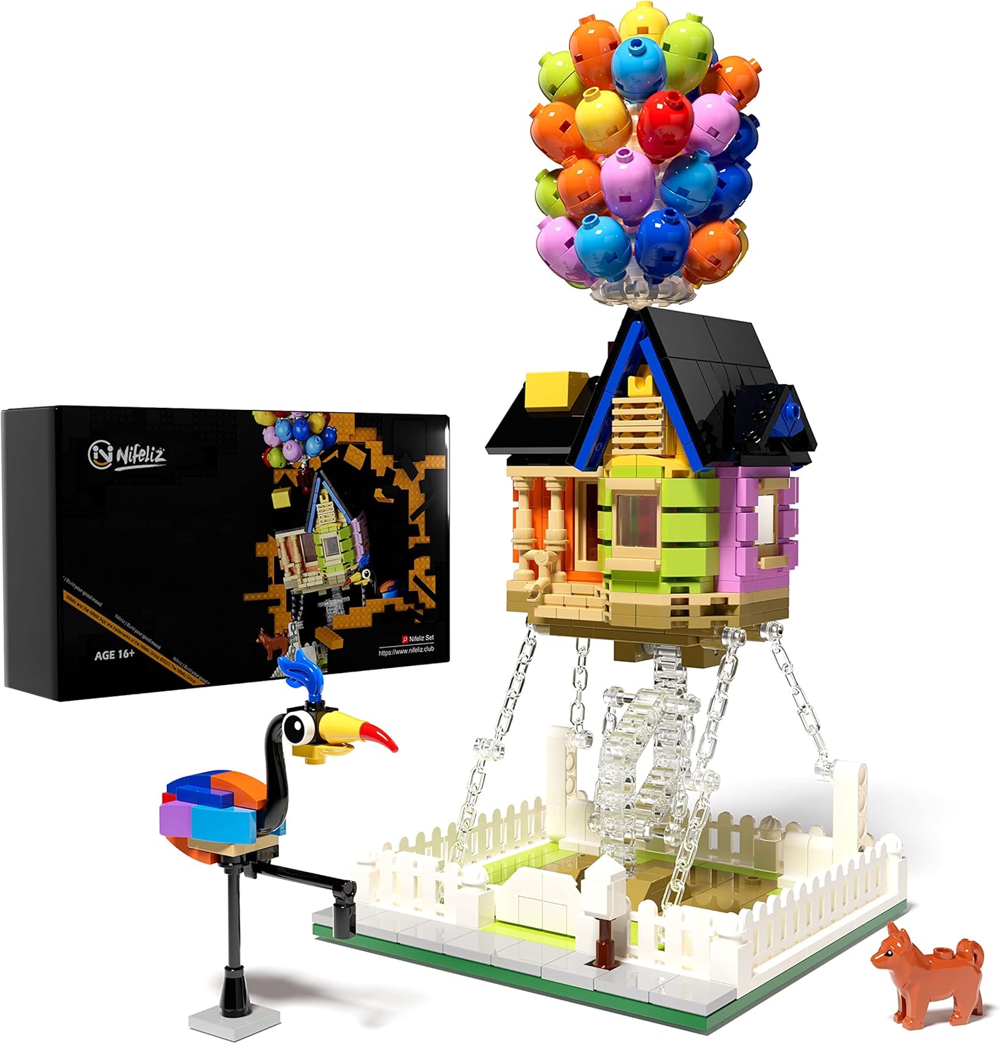 Nifeliz Up Balloon House (635 PCS, NF10519)
