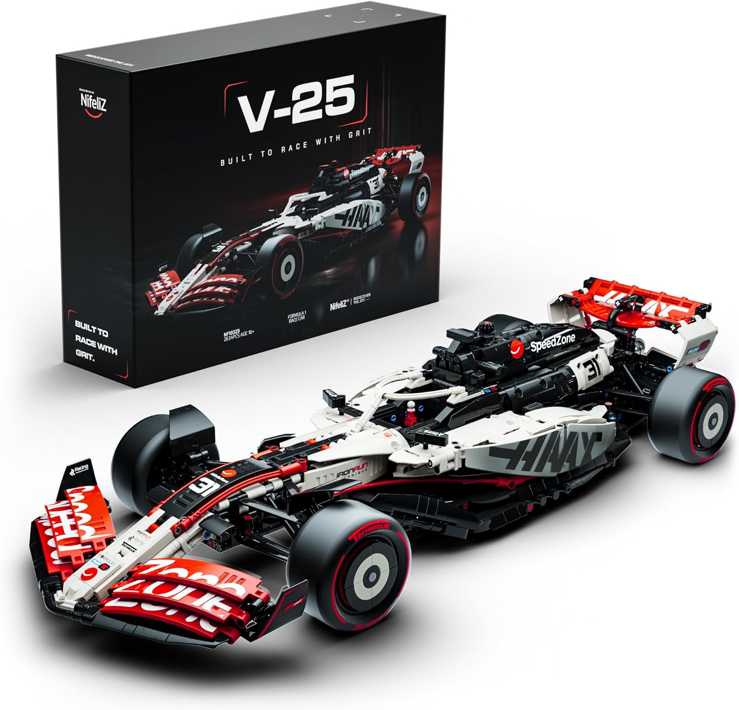 Nifeliz V25 F1 Racing Car (2634 PCS, NF10329)