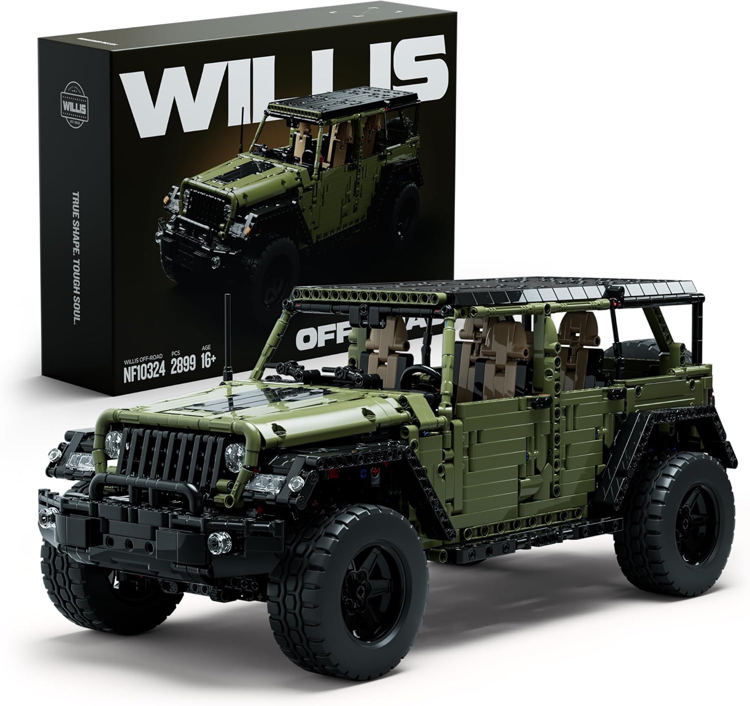 Nifeliz Willis 4x4 Off-Road Car (2899 PCS, NF10324)